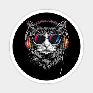 Cat DJ Craft Magnet